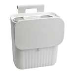 Hanging Kitchen Trash Can with Lid and 9L Capacity - Image 5