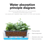 3-Tier Self-Watering Vertical Planter for Indoor & Balcony Gardens - Image 5