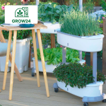 3-Tier Self-Watering Vertical Planter for Indoor & Balcony Gardens - Image 12