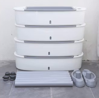 3-Tier Self-Watering Vertical Planter for Indoor & Balcony Gardens - Image 2