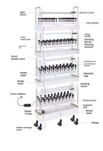 4-Tier Hydroponic Indoor Vegetable Planter with LED Grow Lights - Image 8