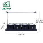 Hydroponic Indoor Garden Kit with Separate Planting Boxes - Image 2