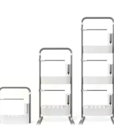 Grow24-Countertop hydroponic indoor herb garden with adjustable LED light bar and lush green lettuce growing in a white water tank