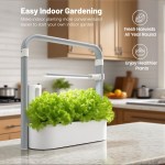 Hydroponic Indoor Herb Garden with LED Grow Light - Image 8