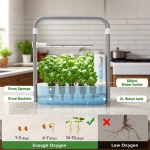 Hydroponic Indoor Herb Garden with LED Grow Light - Image 3